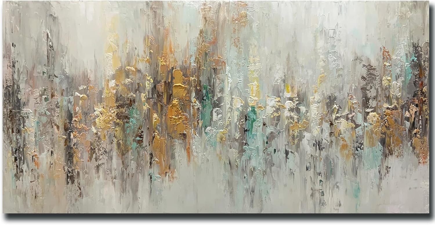 V-inspire Art,24×48 inch Oil Painting, Modern Home Canvas Painting Decoration, Abstract Mural Painting