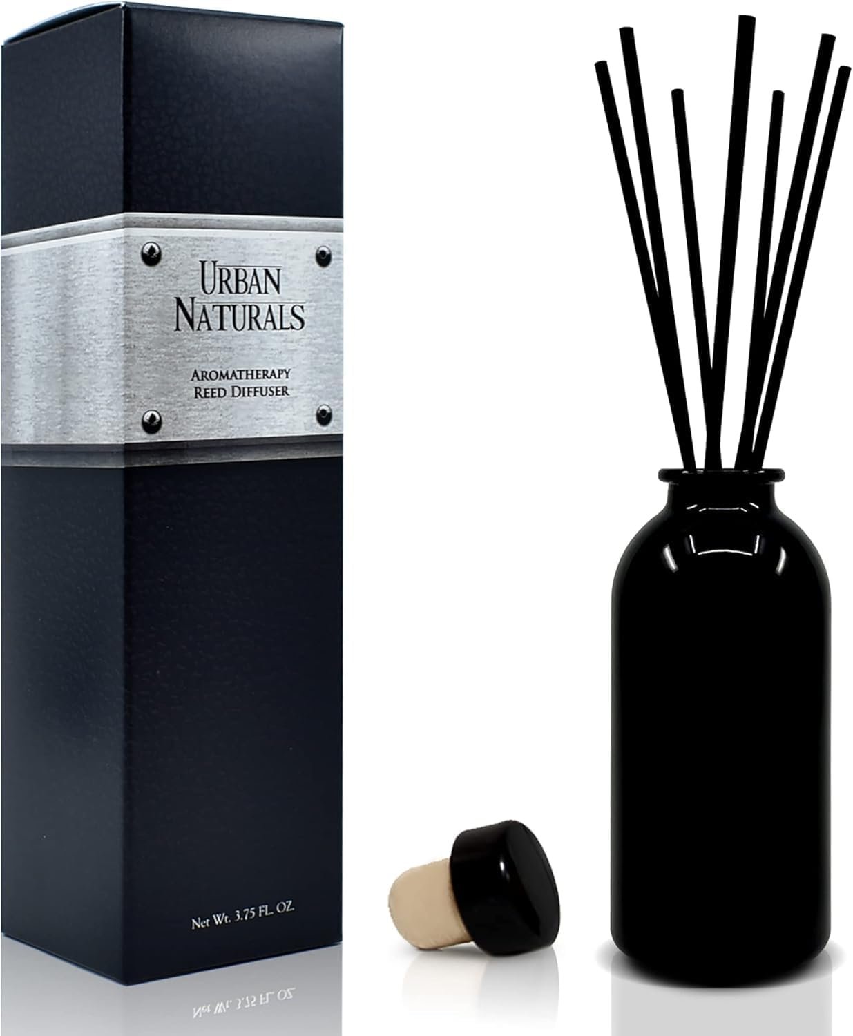 Urban Naturals Savage One Reed Diffuser Set | Bold. Masculine. Inspired by a Popular Men’s Cologne | Home Fragrances for Men | Made in the USA