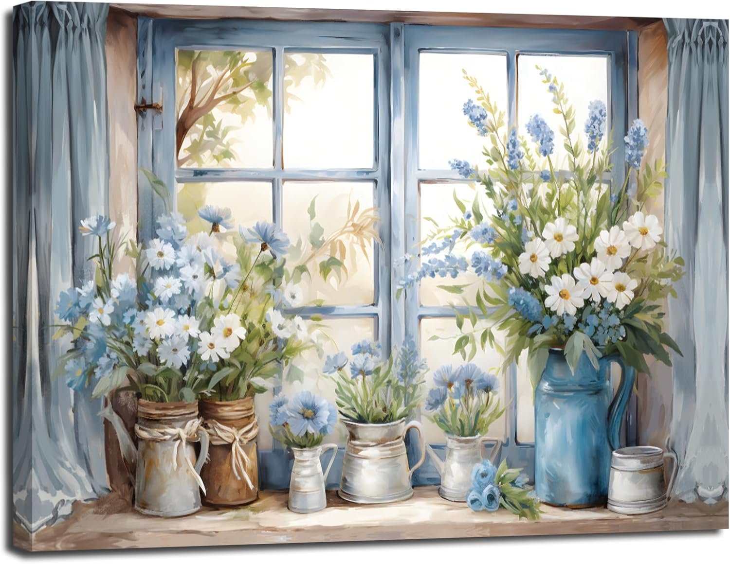 LAIART Modern home canvas wall art floral picture decoration