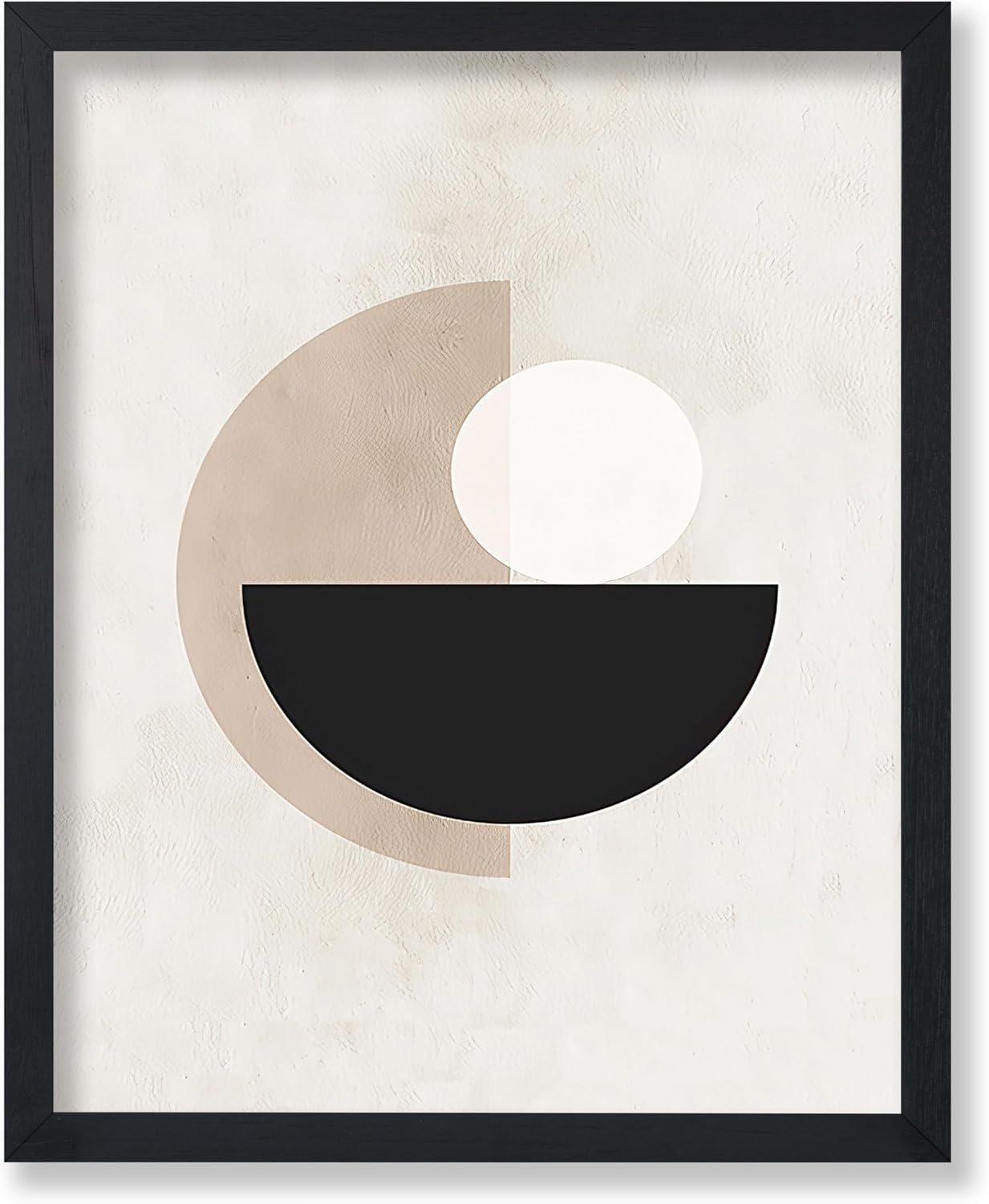 Poster Master Vintage Minimalist Poster – Retro Abstract Print – Geometric Shapes, Neutral Colors, Simple, Plain – 8×10 UNFRAMED Wall Art – Gift for Artist, Friend – Wall Decor for Home, Office, Dorm